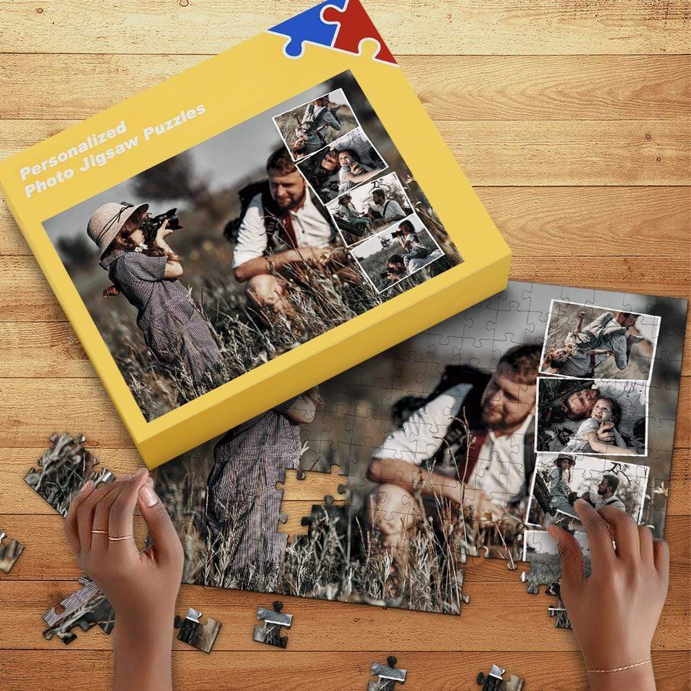Puzzle Fotografico, Regalo Per La Famiglia, Regalo Con Foto (da 35 A 1000 Pezzi) - GiftlabIT