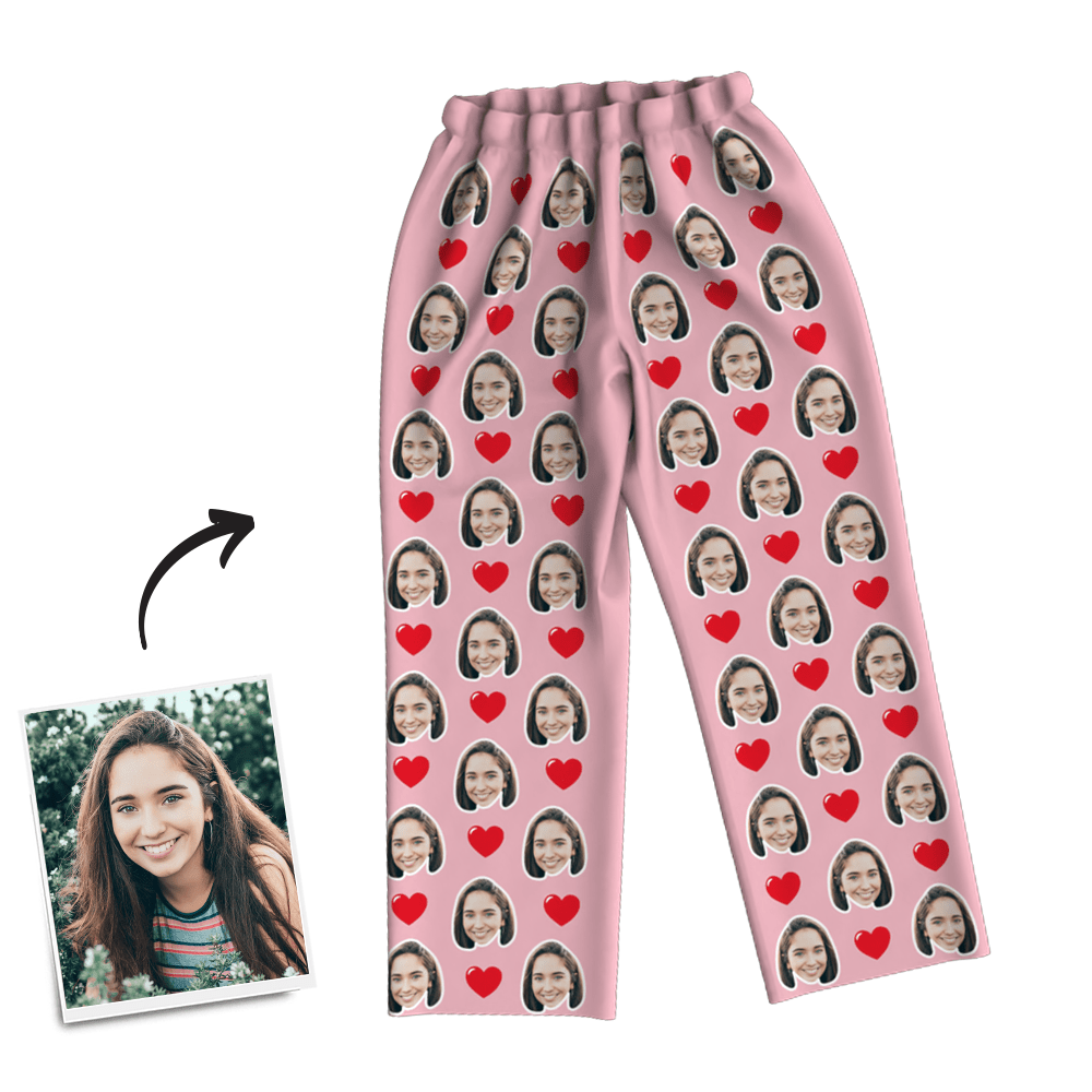 Pigiama Con Foto - Regalo Perfetto Per Lei - Rosa Macaron - GiftlabIT