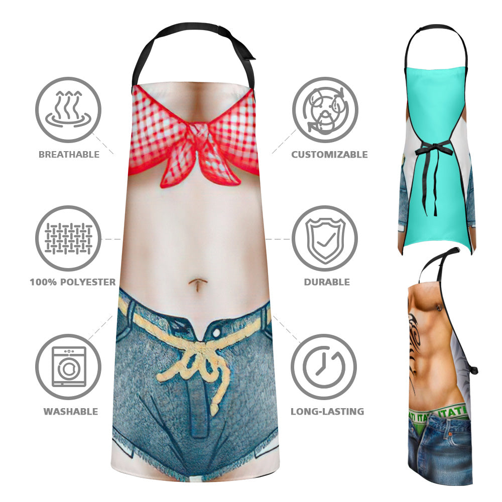 Grembiule Da Cucina Sexy, Grembiule Da Cucina, Regali Per La Fidanzata, Ragazza Sexy E Attraente - GiftlabIT