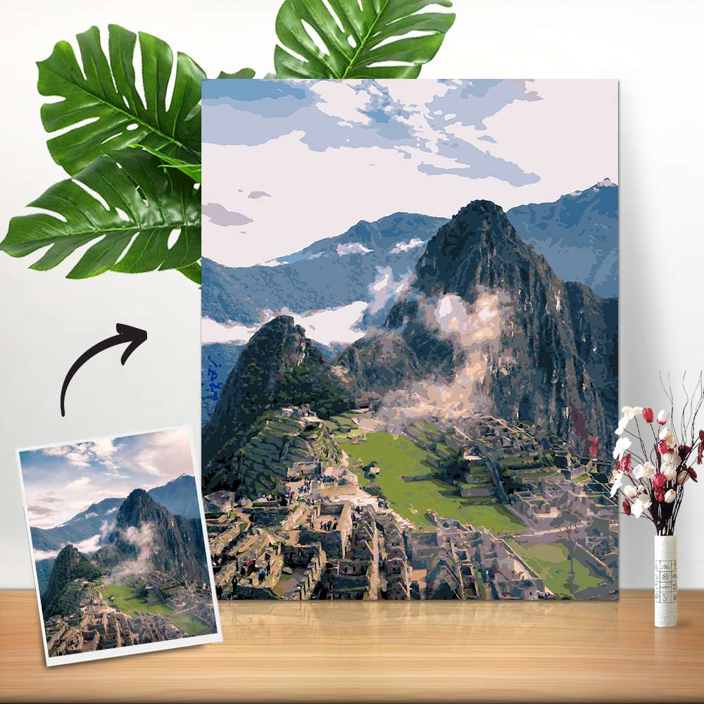 Kit Di Pittura Con I Numeri Personalizzati Per Fotografi - 24/36 Colori - GiftlabIT