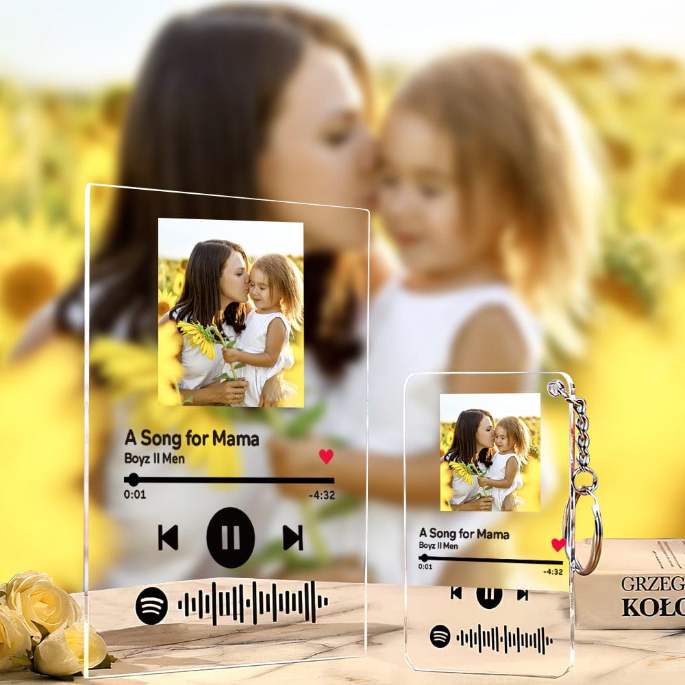 Portachiavi Spotify Personalizzabile Con Grafica Spotify Scansionabile, Regalo Perfetto Per La Mamma. - GiftlabIT
