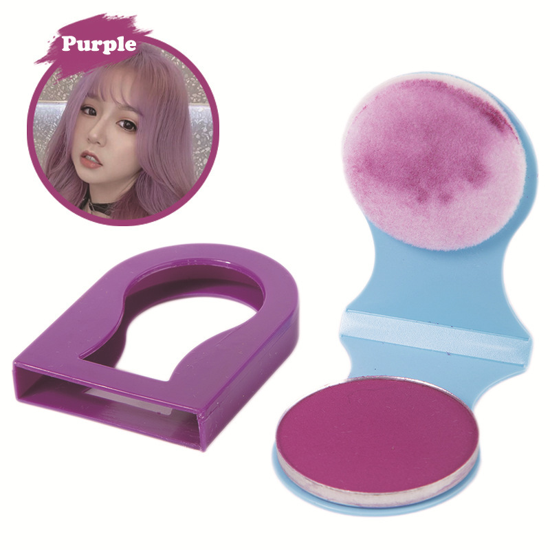 Purple powder compact