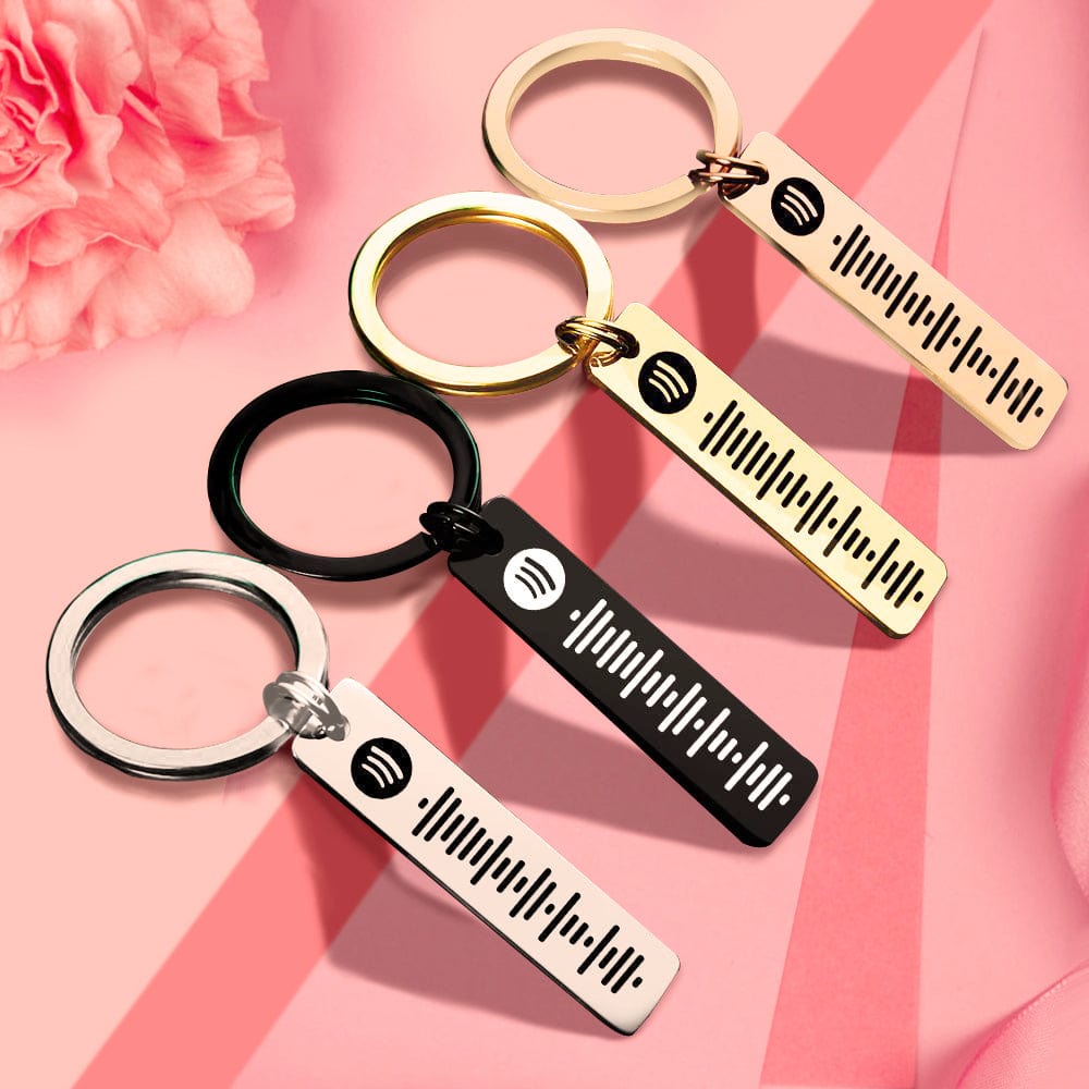 Portachiavi Personalizzato Giftlab Con Canzone, Portachiavi Spotify, Regali Per La Festa Della Mamma - GiftlabIT
