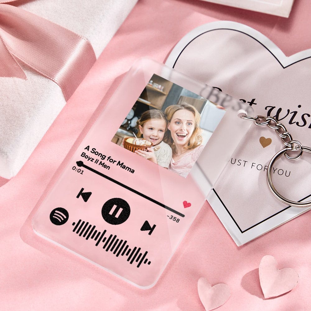 Portachiavi Spotify Personalizzabile Con Grafica Spotify Scansionabile, Regalo Perfetto Per La Mamma. - GiftlabIT