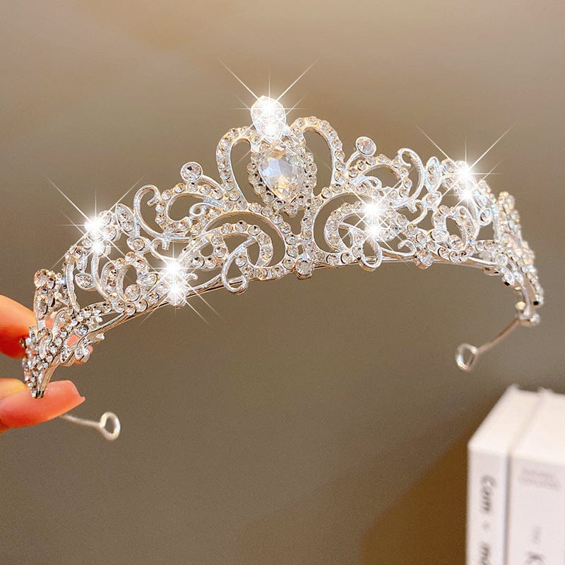 Fascia Per Capelli Con Decorazione A Corona Da Regina E Accessori Per Capelli - GiftlabIT