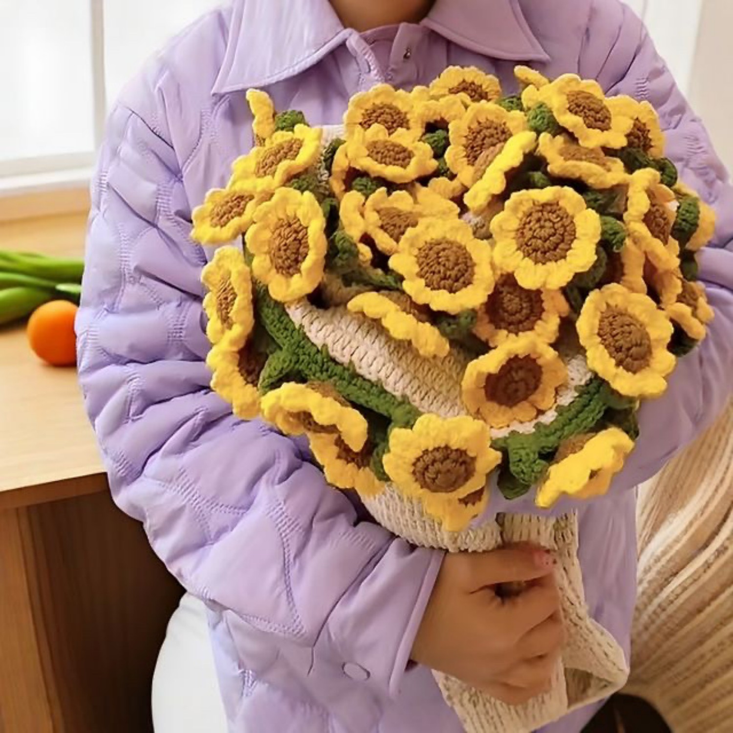 Kit Fai Da Te Per Realizzare Una Coperta A Rose Lavorata A Mano, Un Regalo Perfetto Per La Festa Della Mamma E San Valentino. - GiftlabIT