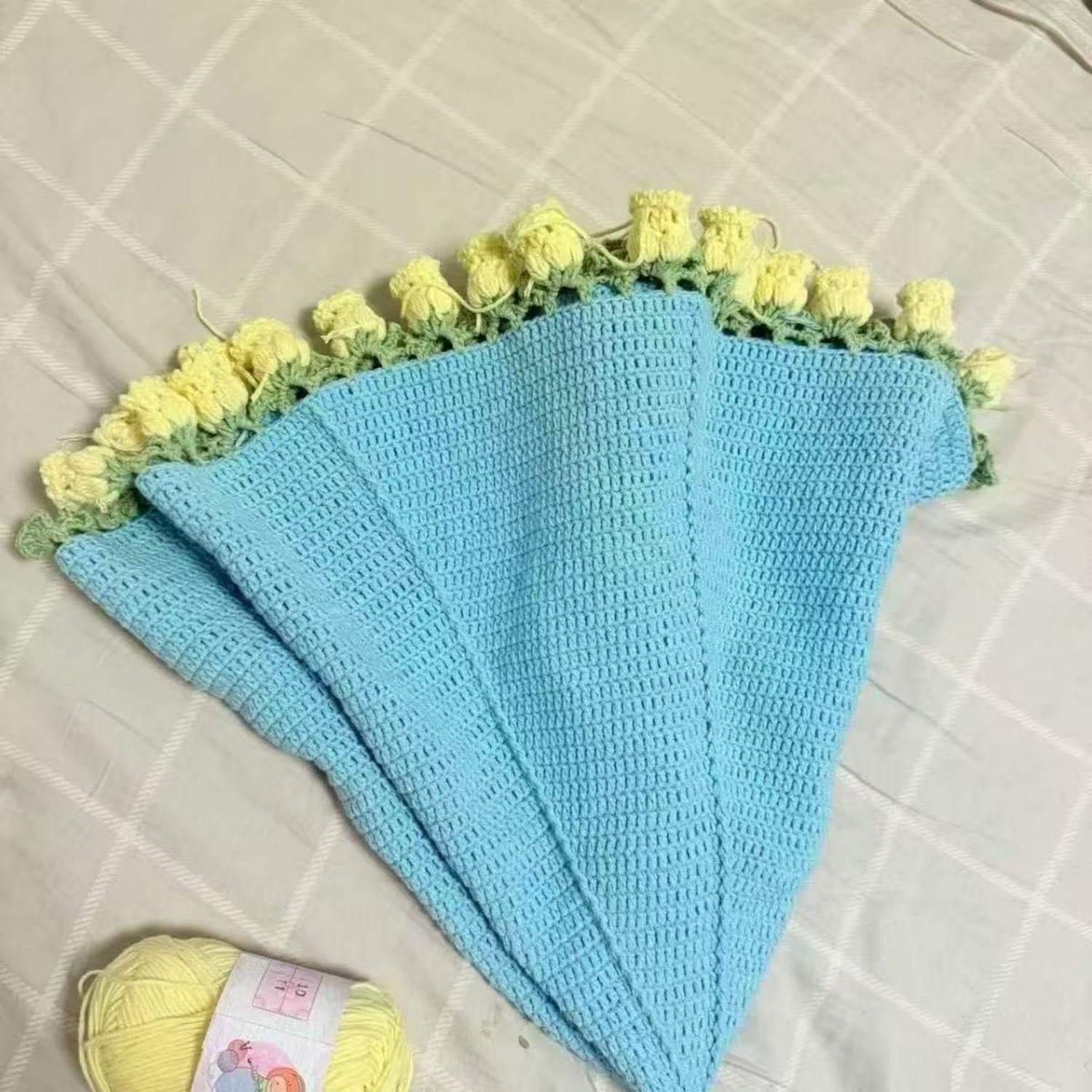Kit Fai Da Te Per Realizzare Una Coperta A Rose Lavorata A Mano, Un Regalo Perfetto Per La Festa Della Mamma E San Valentino. - GiftlabIT