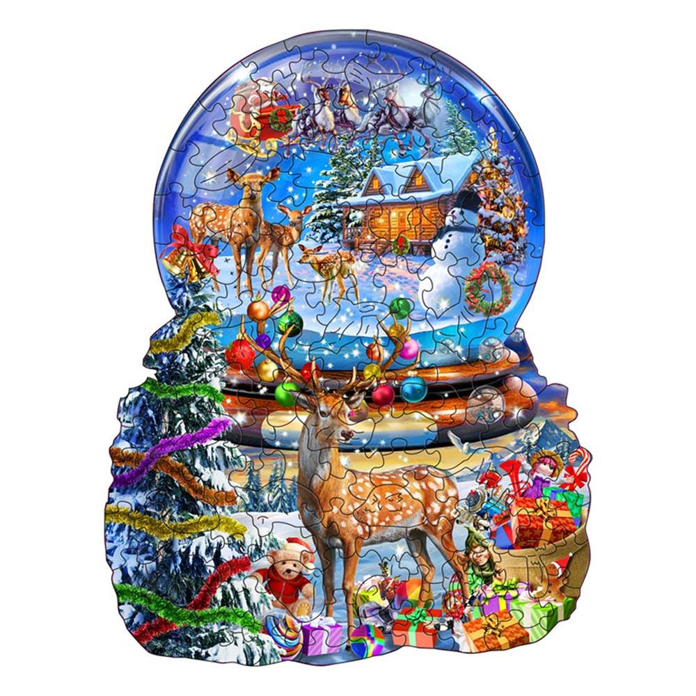 Puzzle In Legno Puzzle Natalizi Regali Di Natale Per La Famiglia Albero Di Natale - GiftlabIT