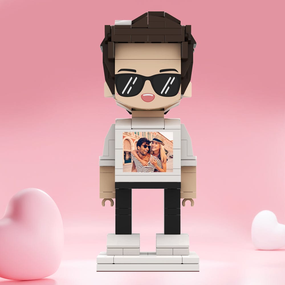 Regali Di San Valentino: Personaggi In Mattoncini Personalizzati Con Foto Personalizzata. - GiftlabIT