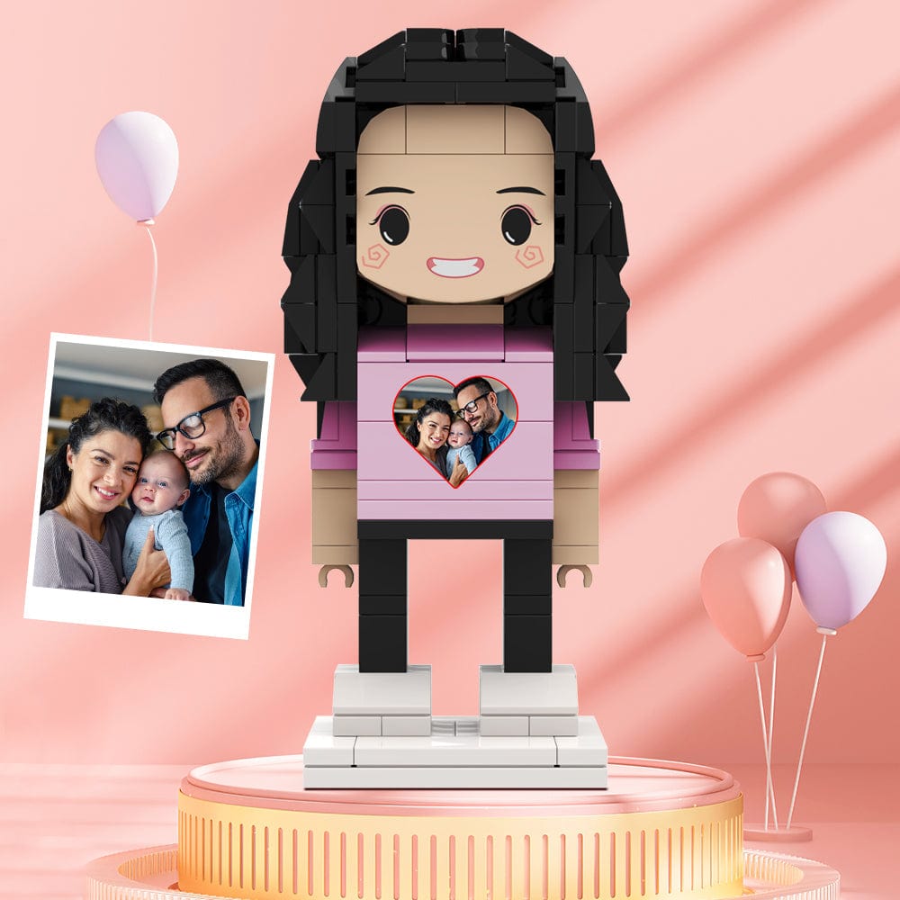 Regali Di San Valentino: Personaggi In Mattoncini Personalizzati Con Foto. - GiftlabIT