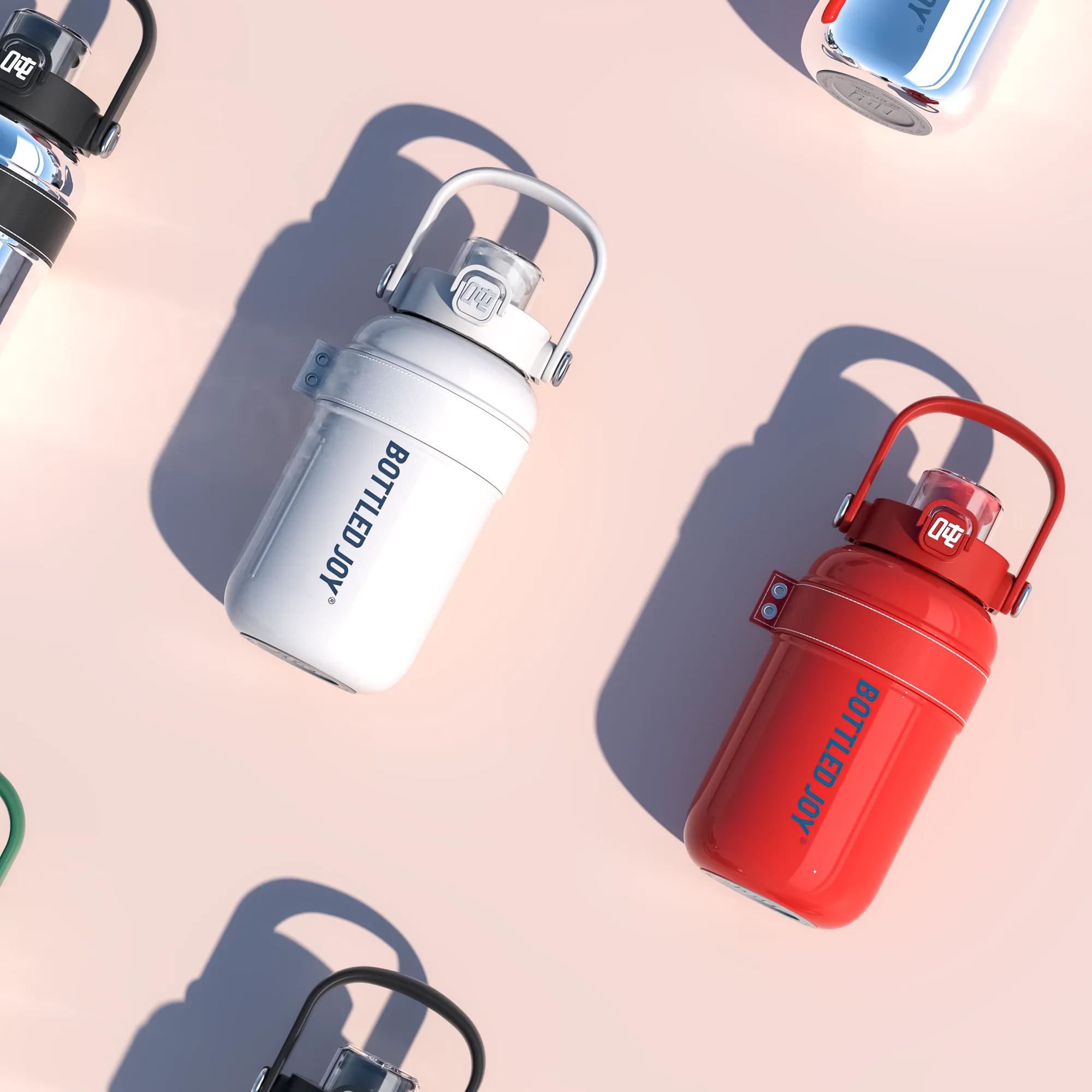 Borraccia HIHI Joy 600ML - Borraccia termica con cinturino | Gioia in bottiglia - GiftlabIT