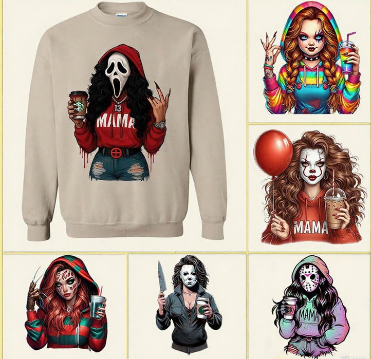 Felpa Horror Di Halloween 'spooky Mama' - GiftlabIT