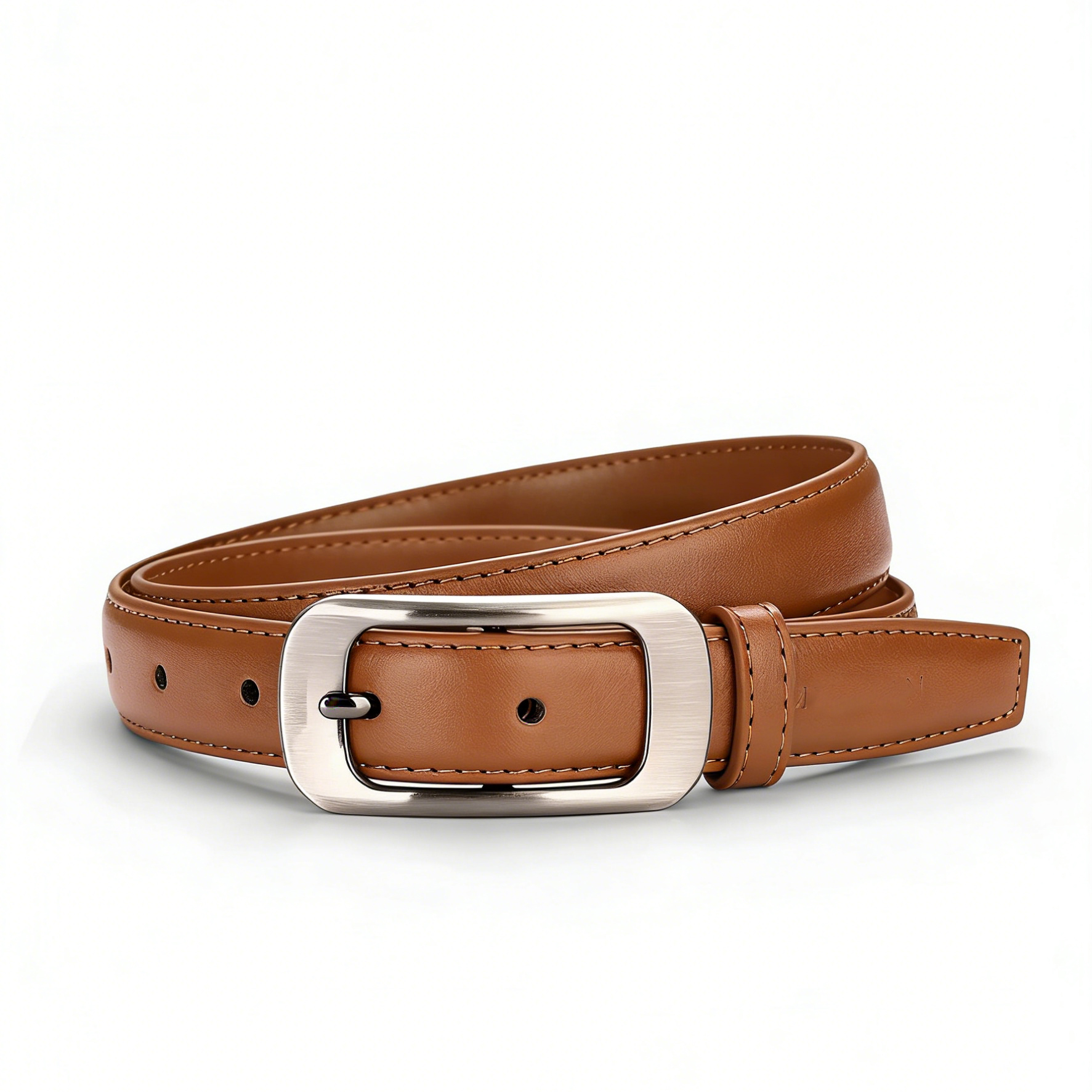 Genuine Leather Belt for Women Simple and Versatile Waist Belt