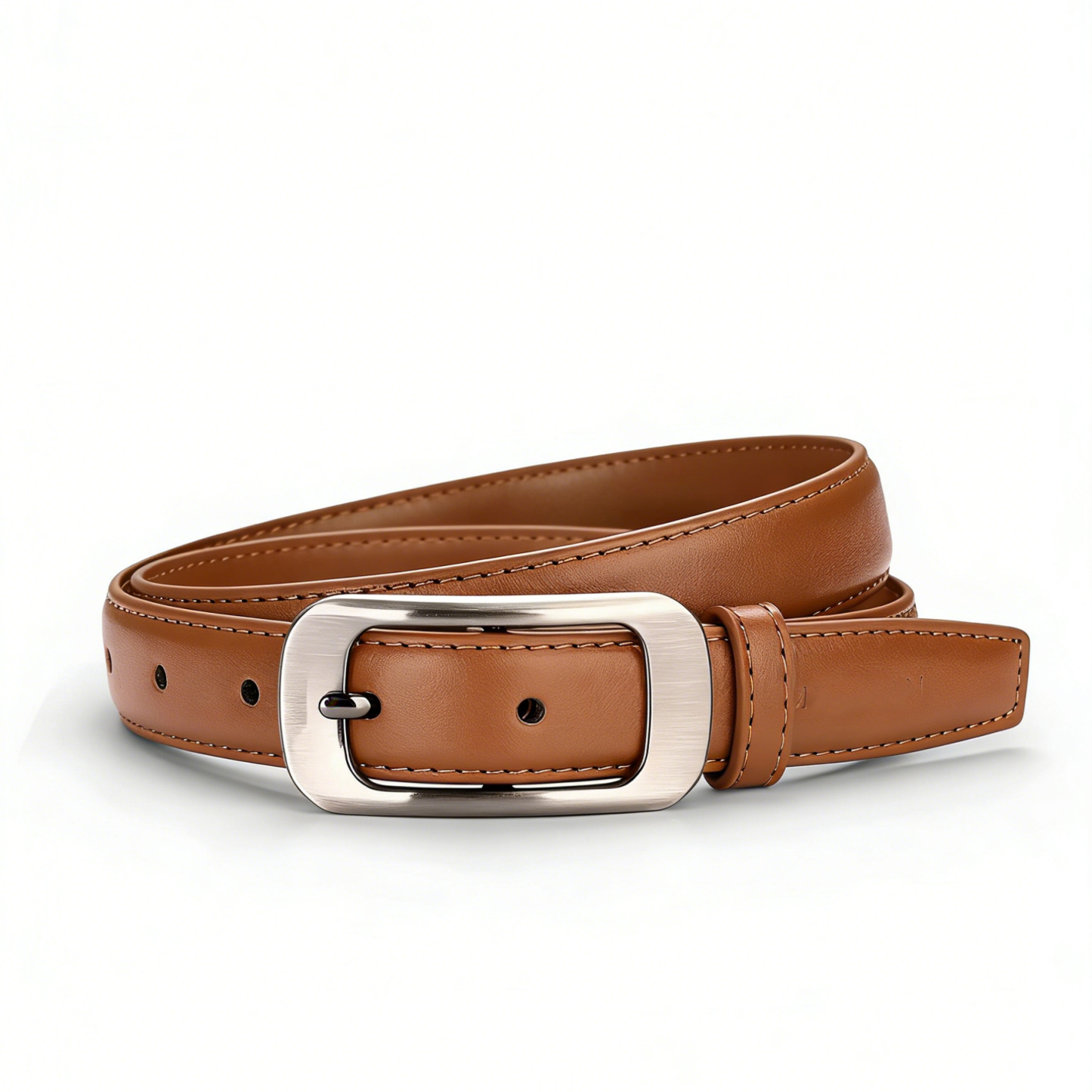 Genuine Leather Belt for Women Simple and Versatile Waist Belt