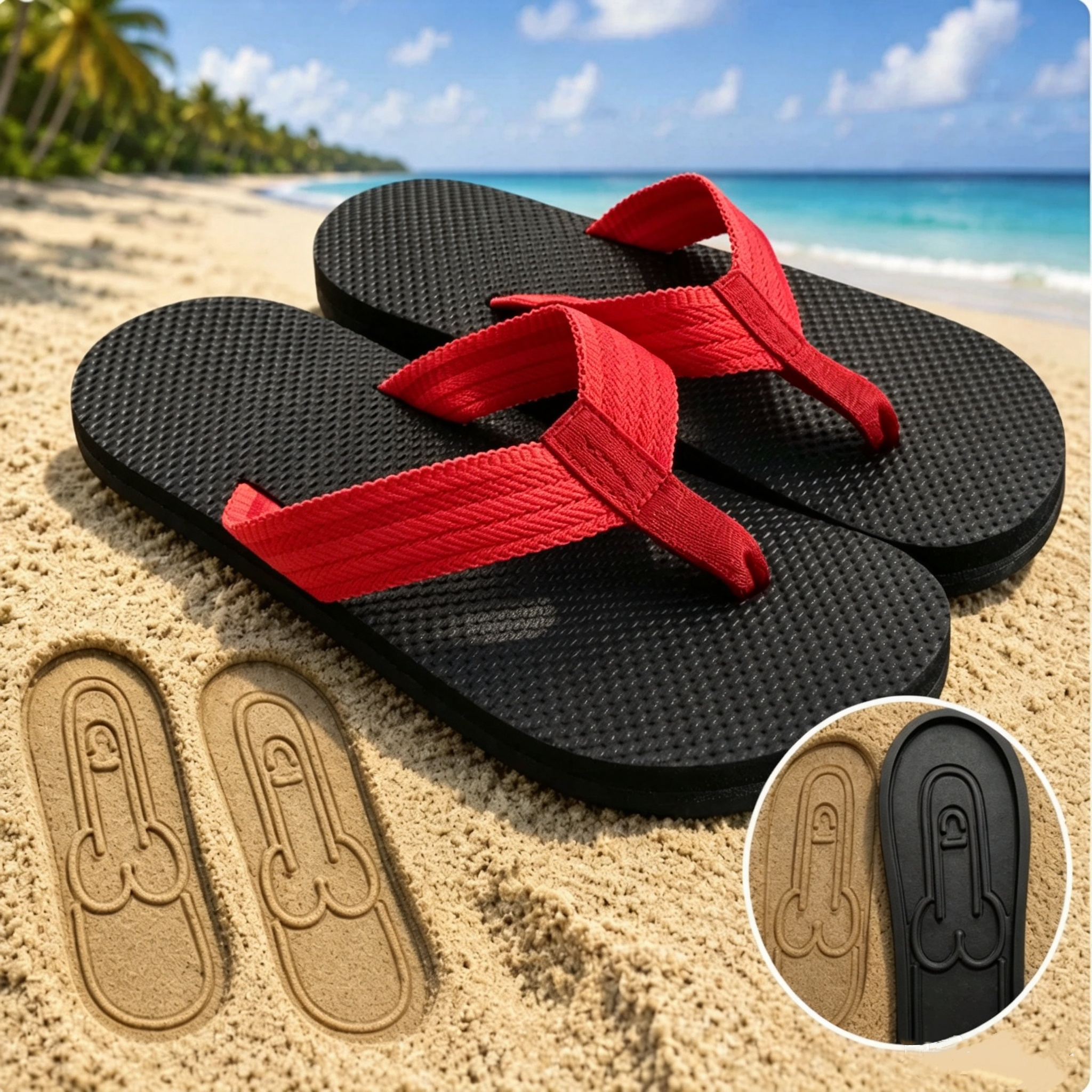Funny Hidden Flip Flops