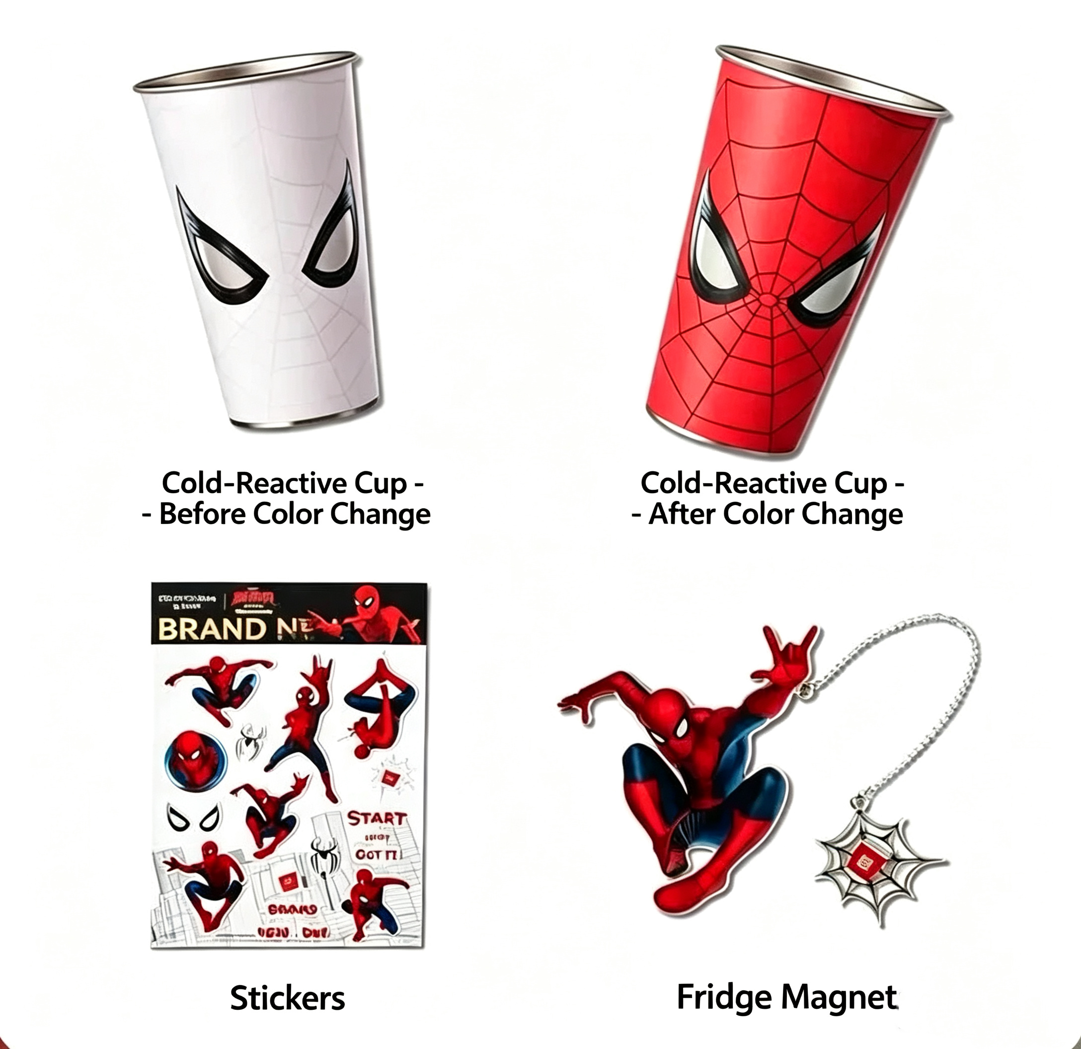 Spider-Man Color-Changing Cup(Cold-Activated)