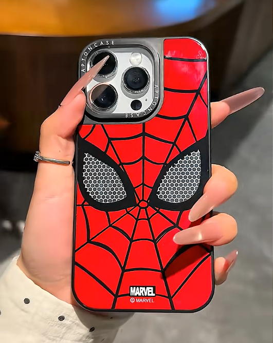 Marvel Spider-Man Web Face Print Phone Case