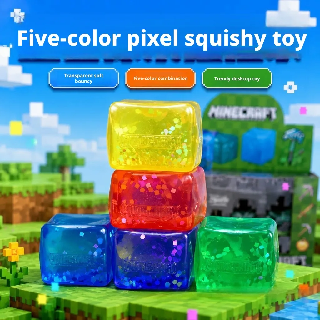 Minecraft-Style Noodoh– Pixel Block Fidget Toy