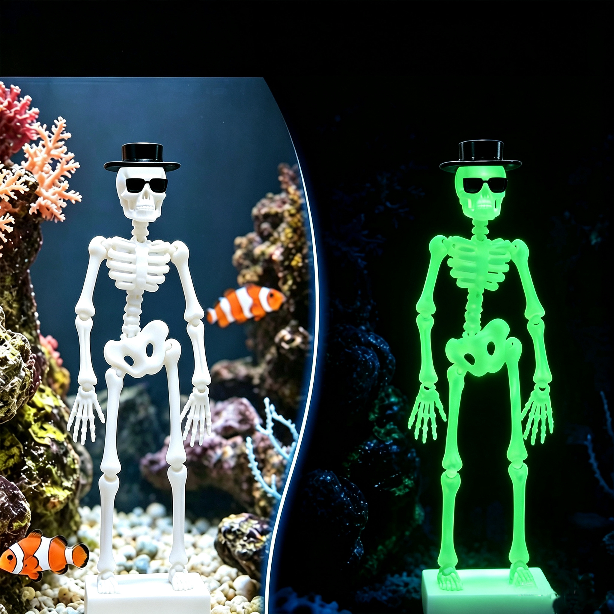 Skeleton Dancer - Fish Tank Ornament