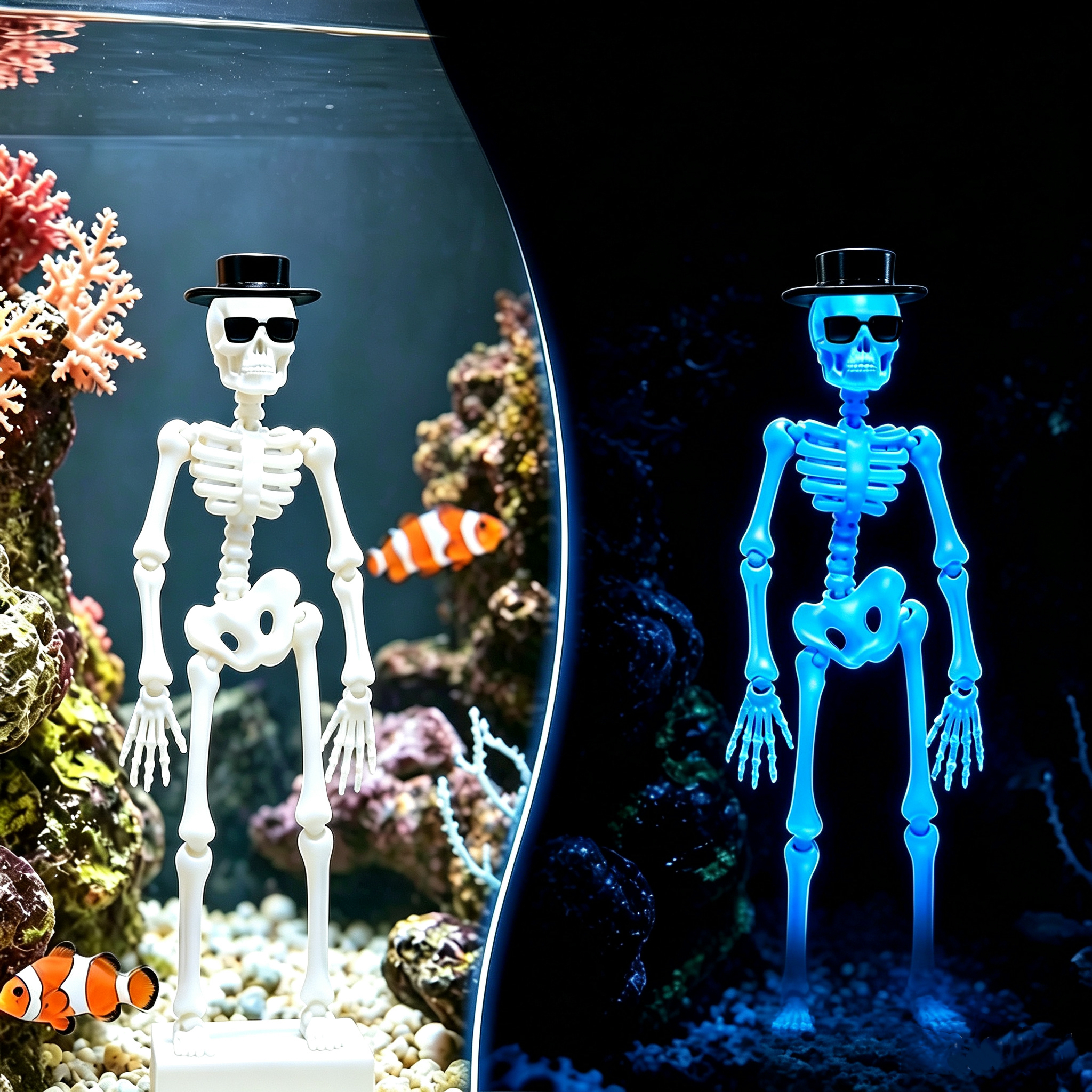 Skeleton Dancer - Fish Tank Ornament