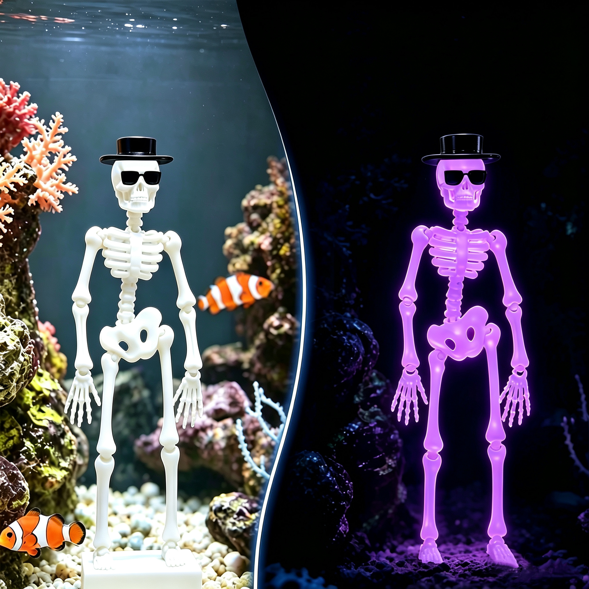 Skeleton Dancer - Fish Tank Ornament