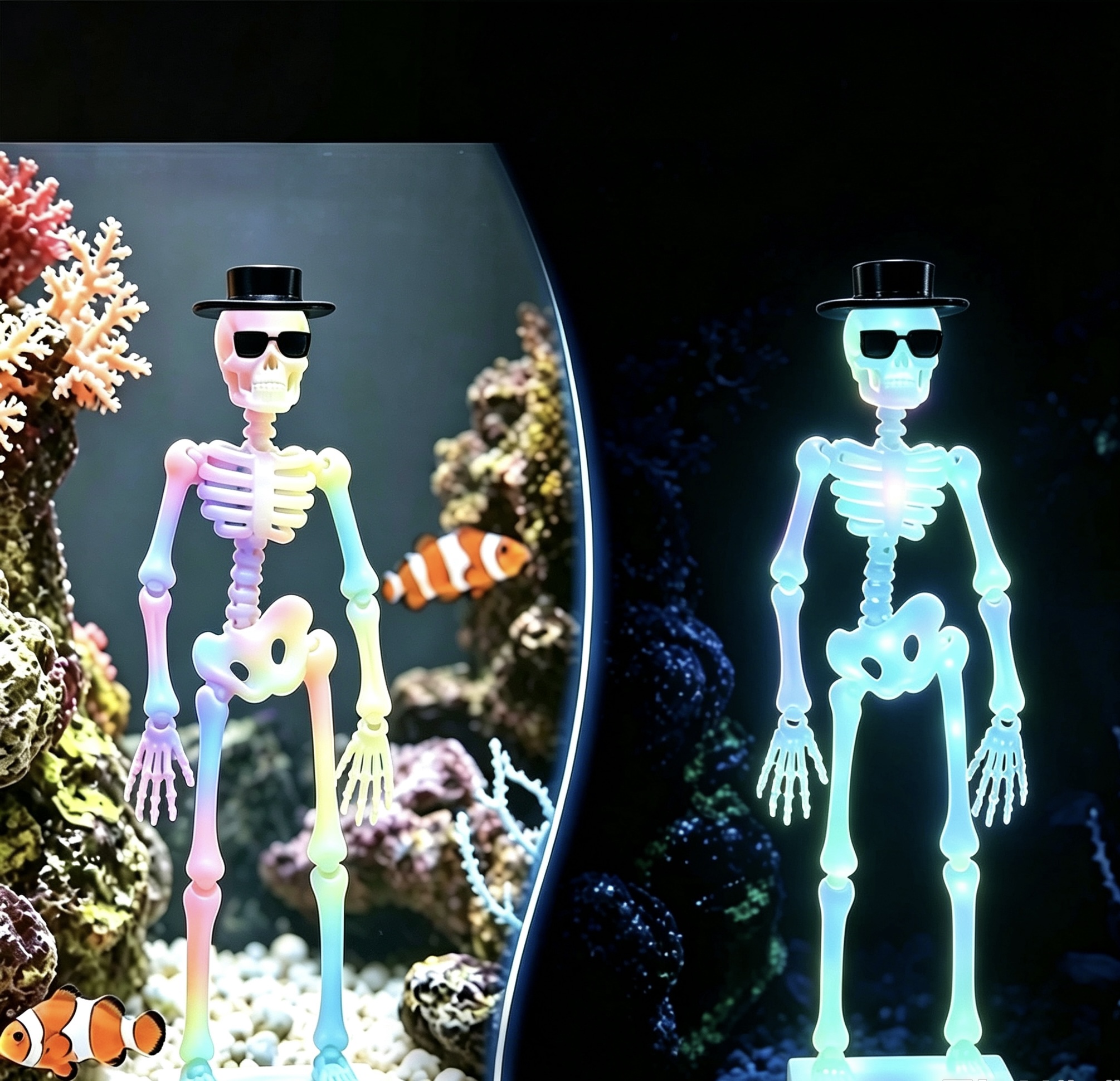 Skeleton Dancer - Fish Tank Ornament
