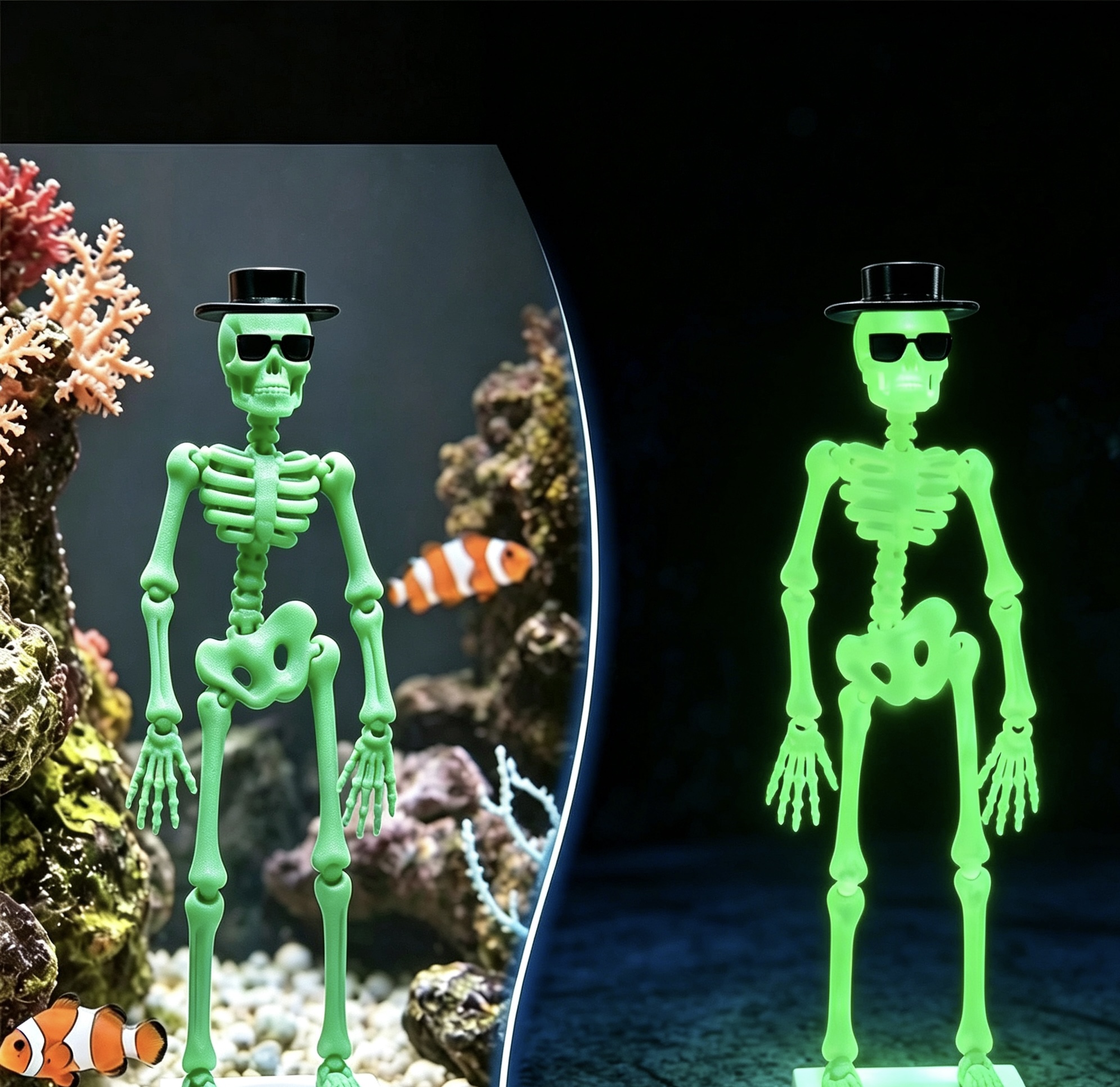 Skeleton Dancer - Fish Tank Ornament