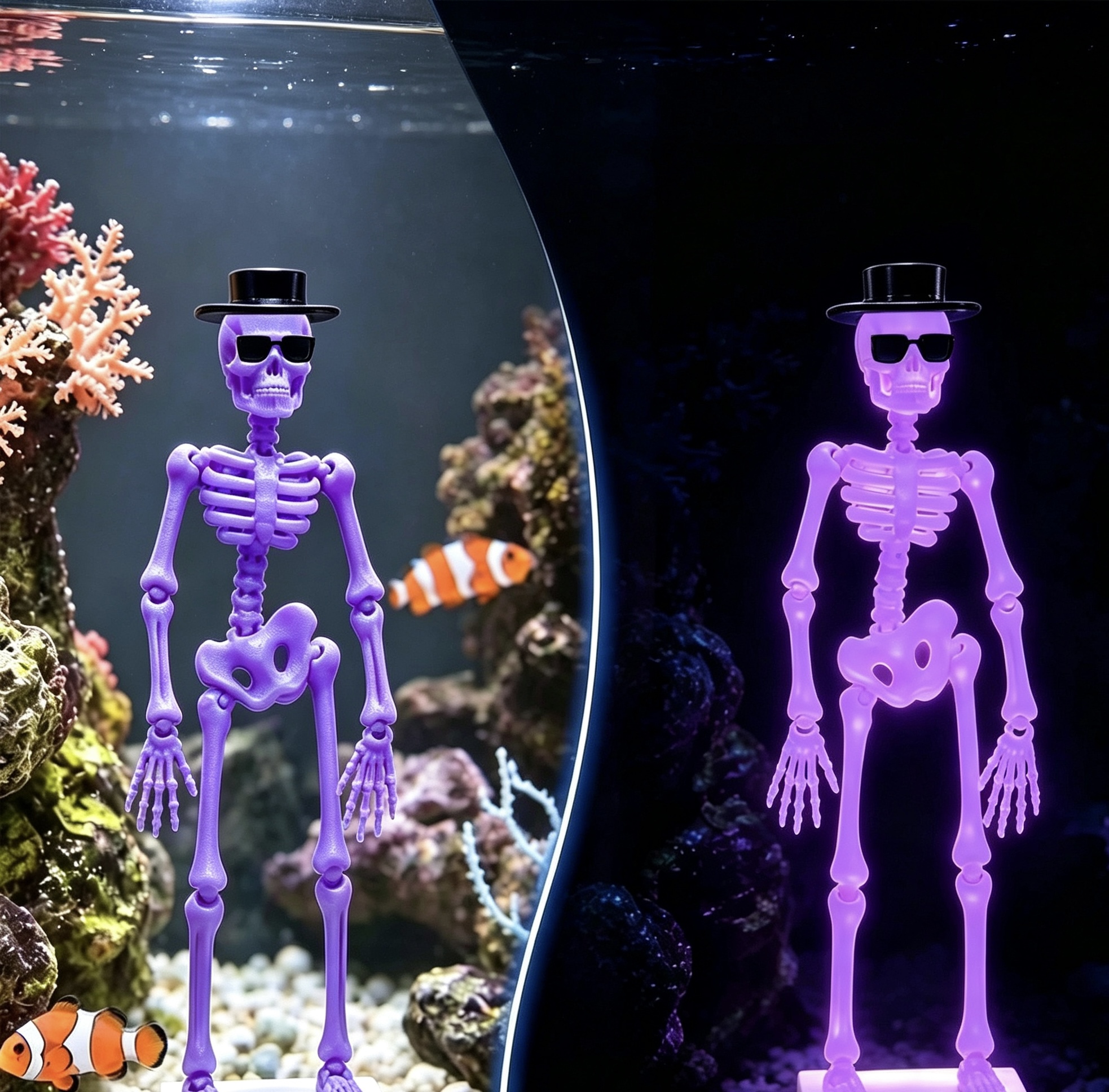 Skeleton Dancer - Fish Tank Ornament