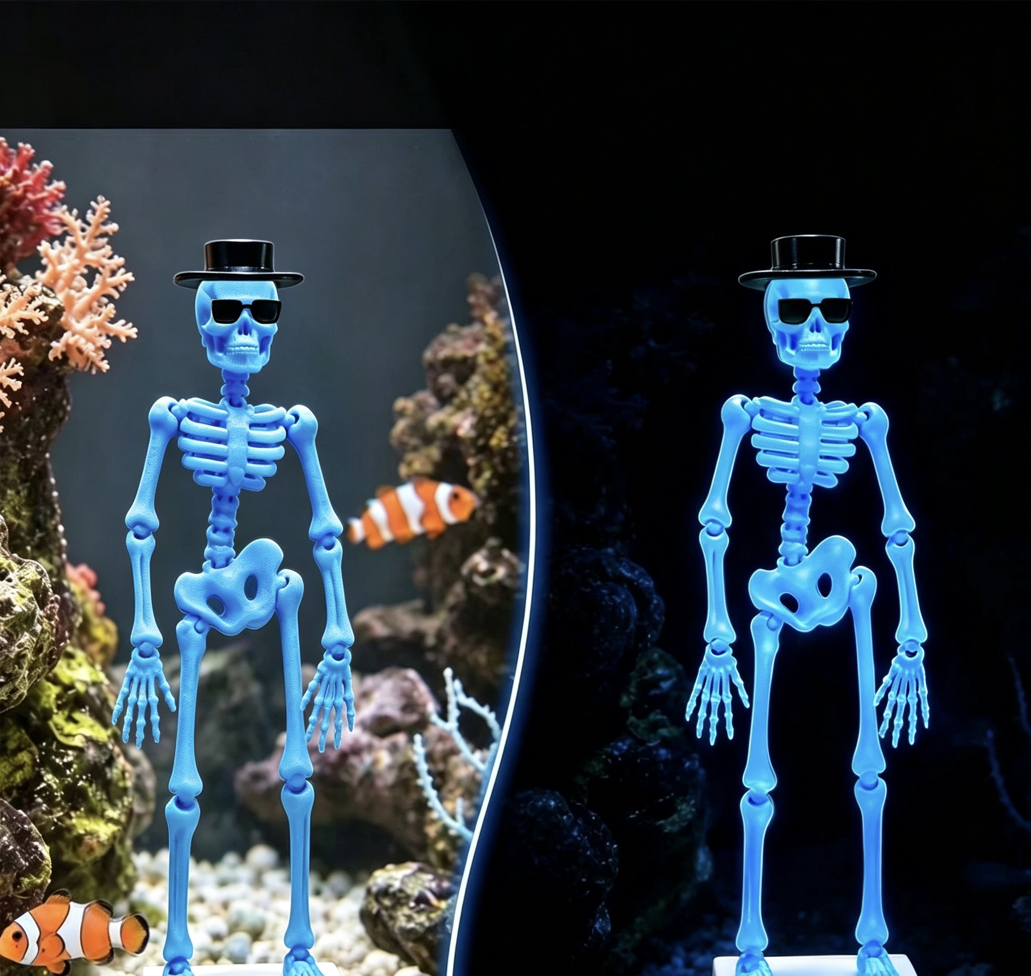Skeleton Dancer - Fish Tank Ornament