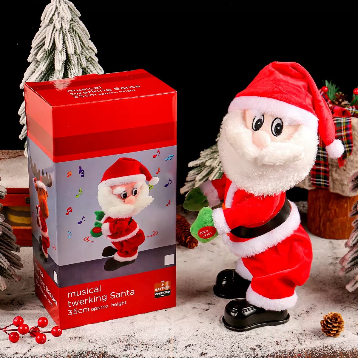 Animated Dancing Santa
