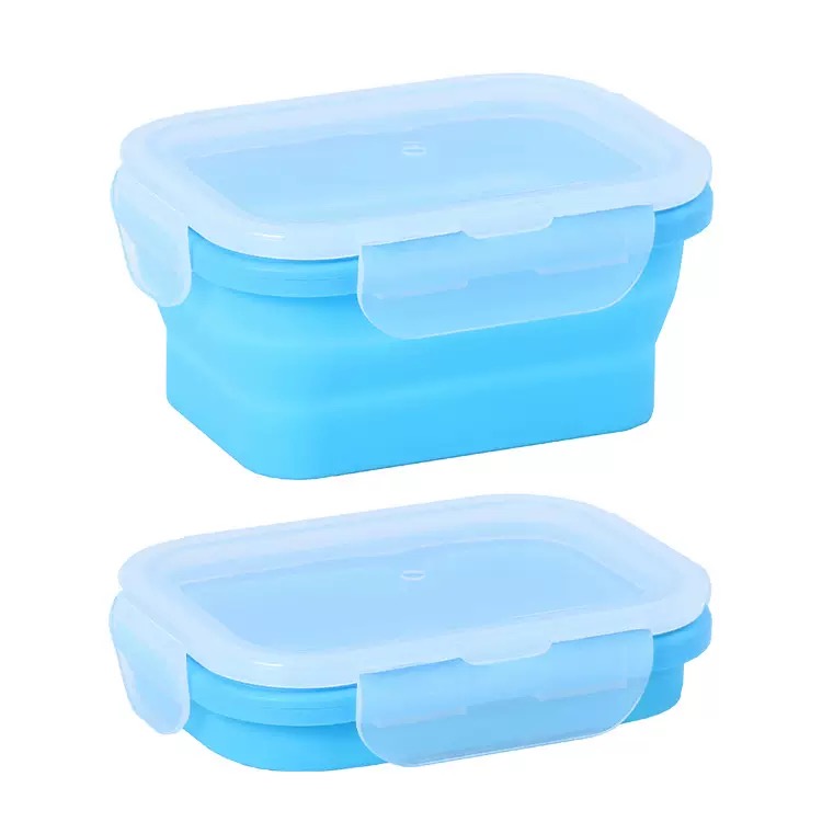Mini silicone folding storage box