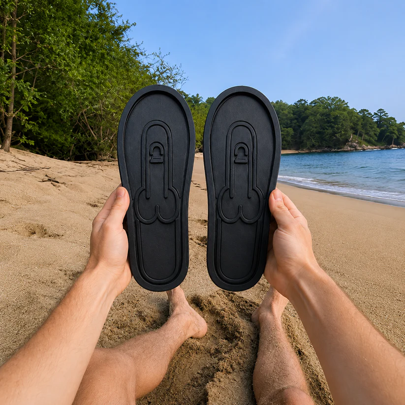 Funny Hidden Flip Flops