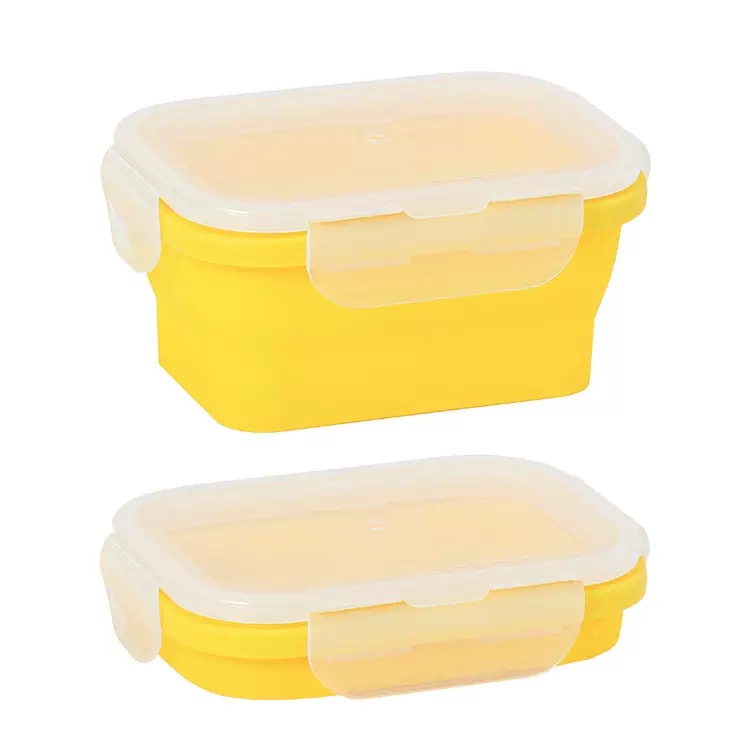 Mini silicone folding storage box