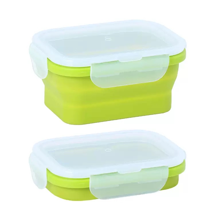 Mini silicone folding storage box