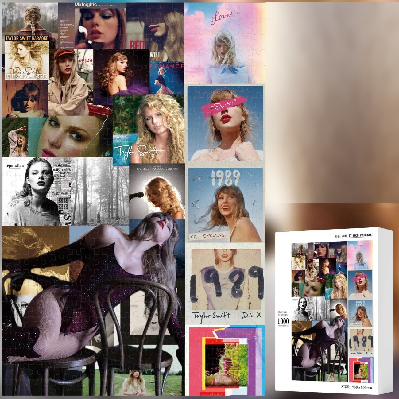 Taylor Swift Inspired 1989 Puzzle🧩