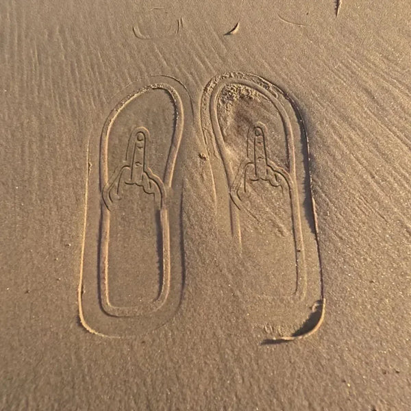 Funny Hidden Flip Flops