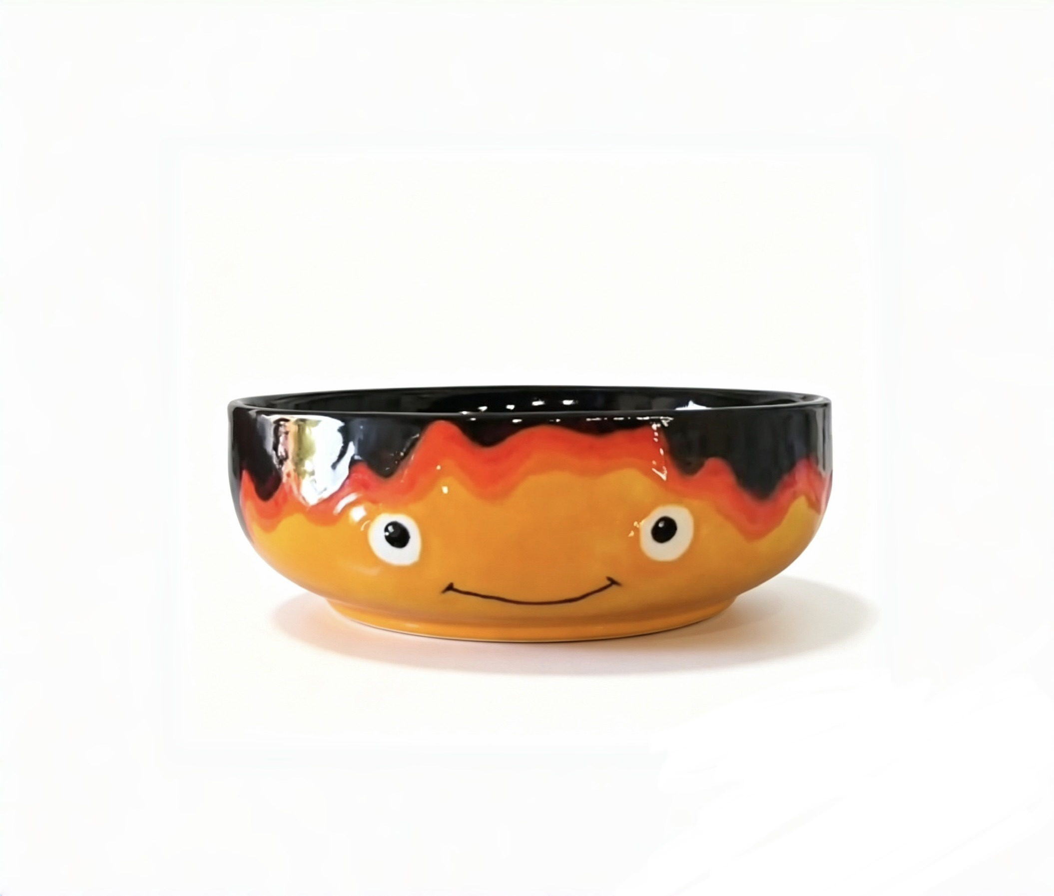 Hand-Painted Calcifer Bowl