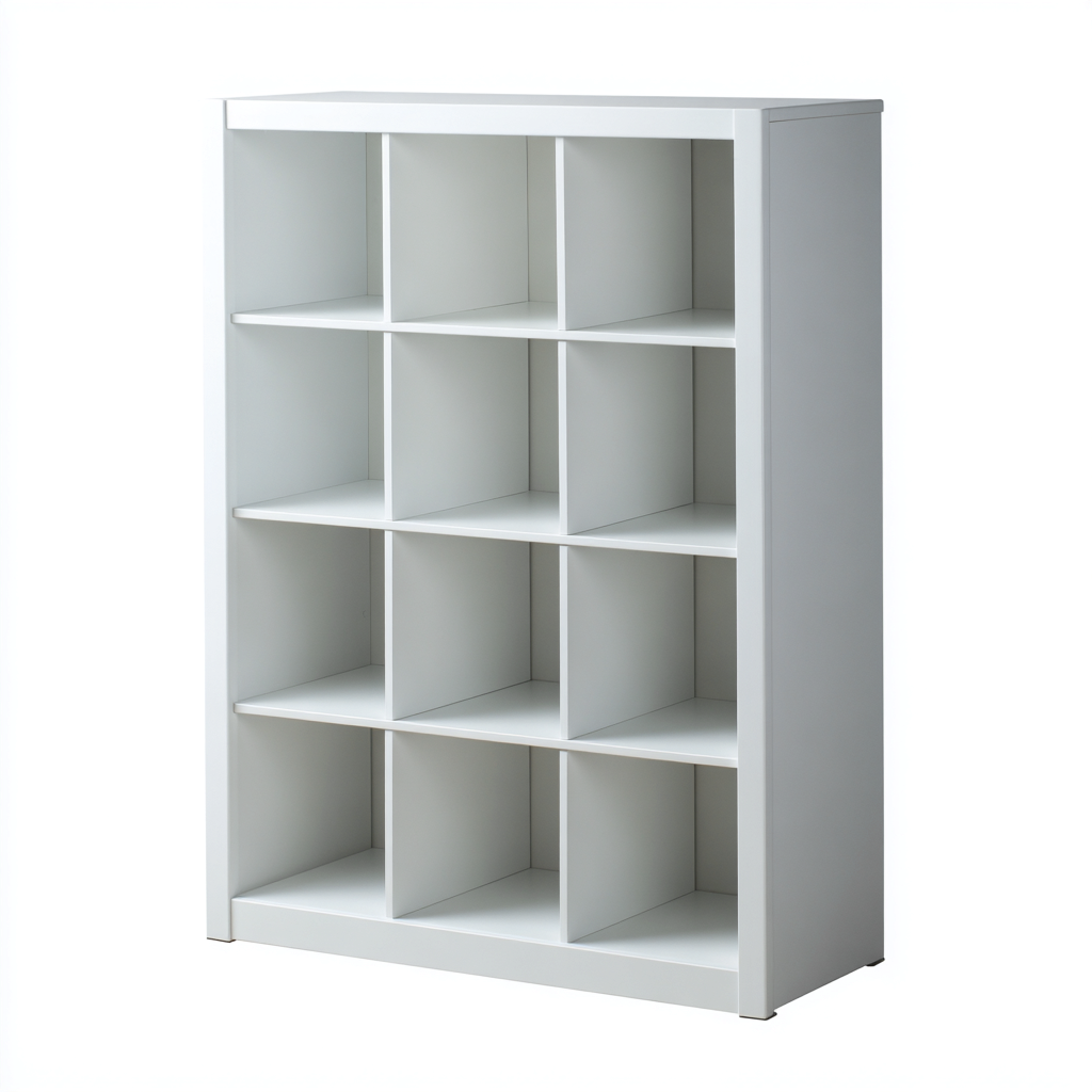 Libreria in legno verniciato 80x30x120 cm - bianco - stile moderno per soggiorno e ufficio-Cozymyyard