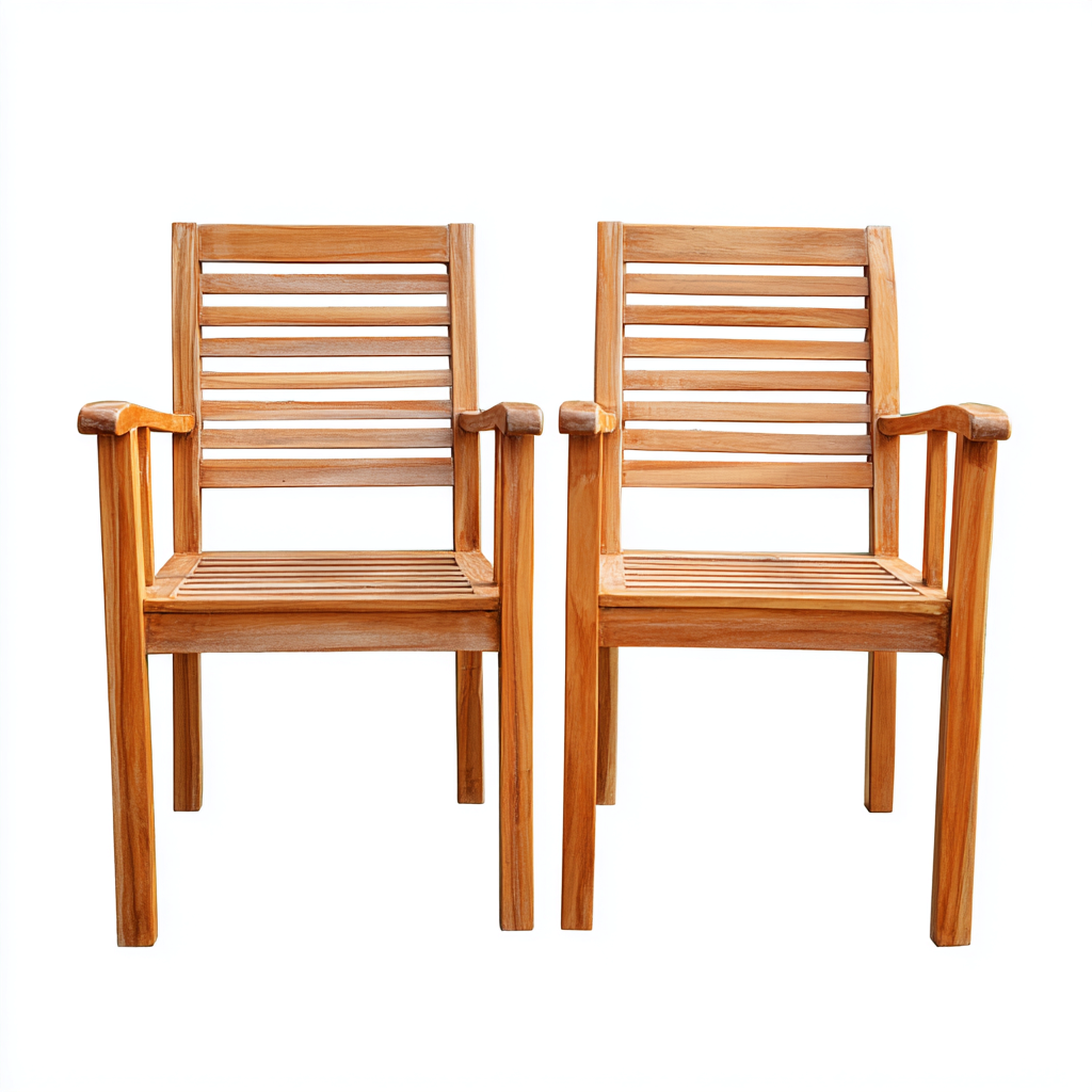 Poltrona da giardino in legno naturale 55x60x85 cm - naturale - stile classico per esterni-Cozymyyard