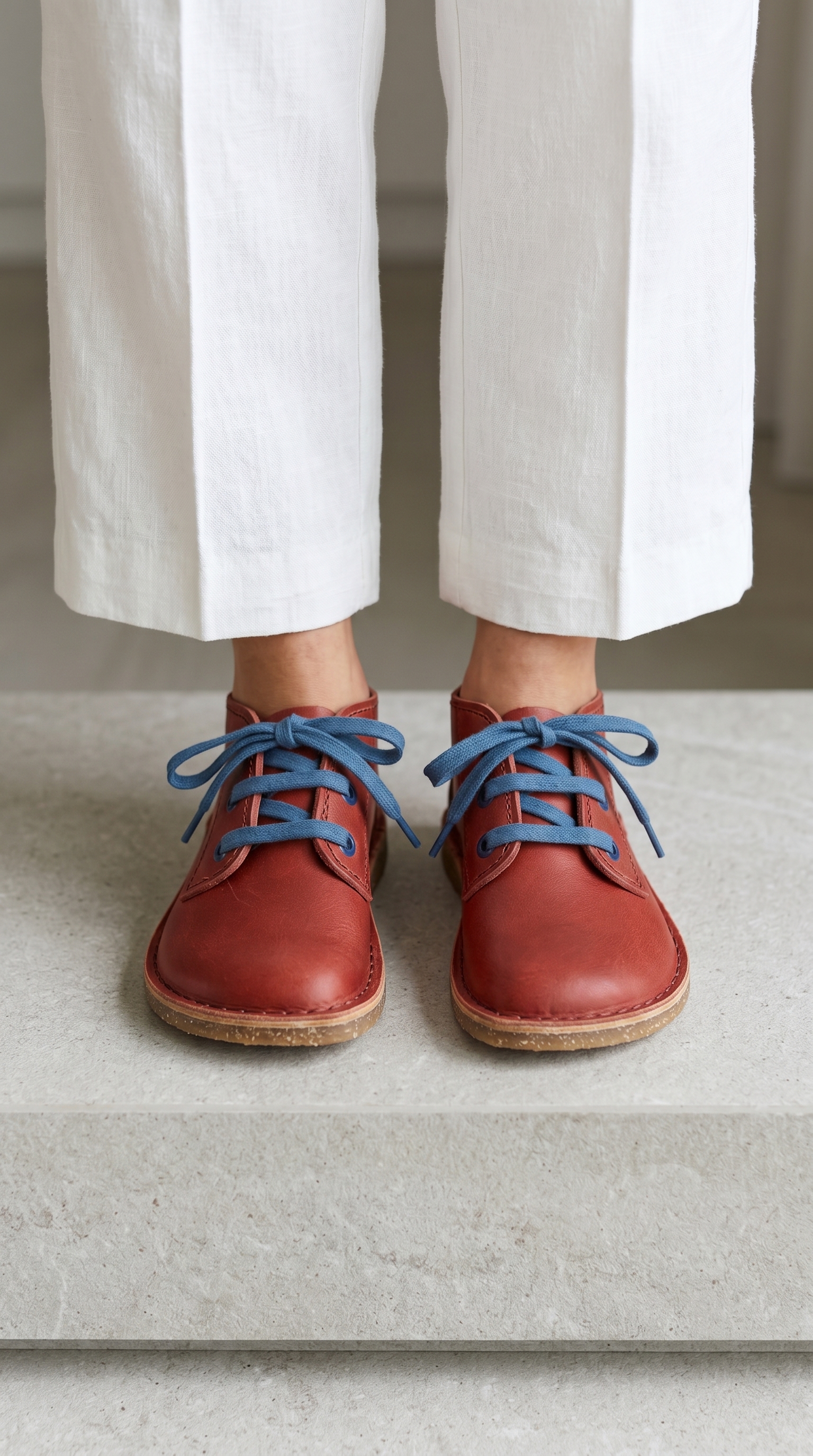 Vintage Lace-Up Flat Garden Shoes - Classic Restock