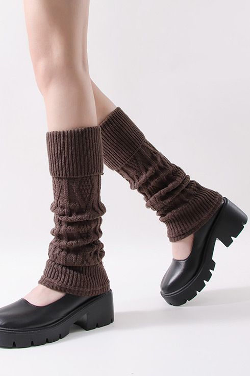 Textured Knit Leg Warmers