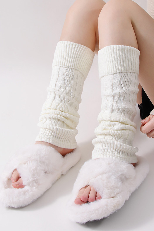 Textured Knit Leg Warmers