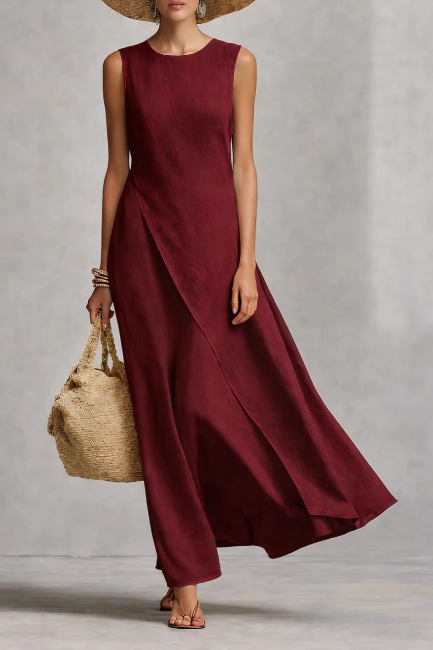 Coastal Living 🤍 | Linen Blend Wrap Maxi Dress | Quiet Luxury Approved