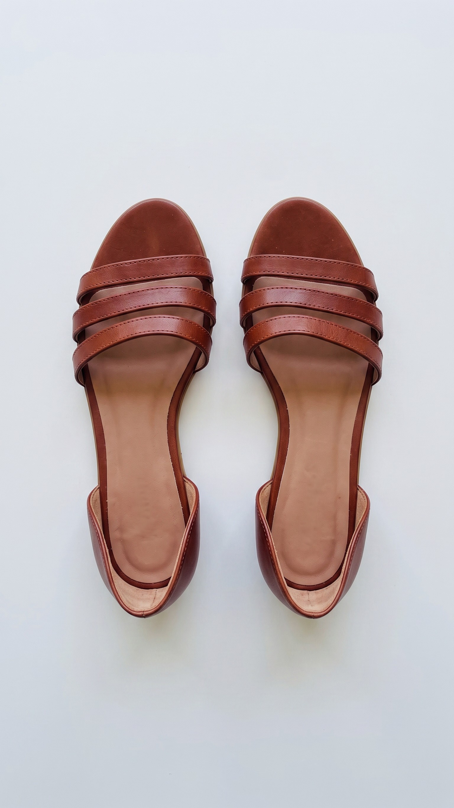 Promenade Strappy Leather Flat Sandals