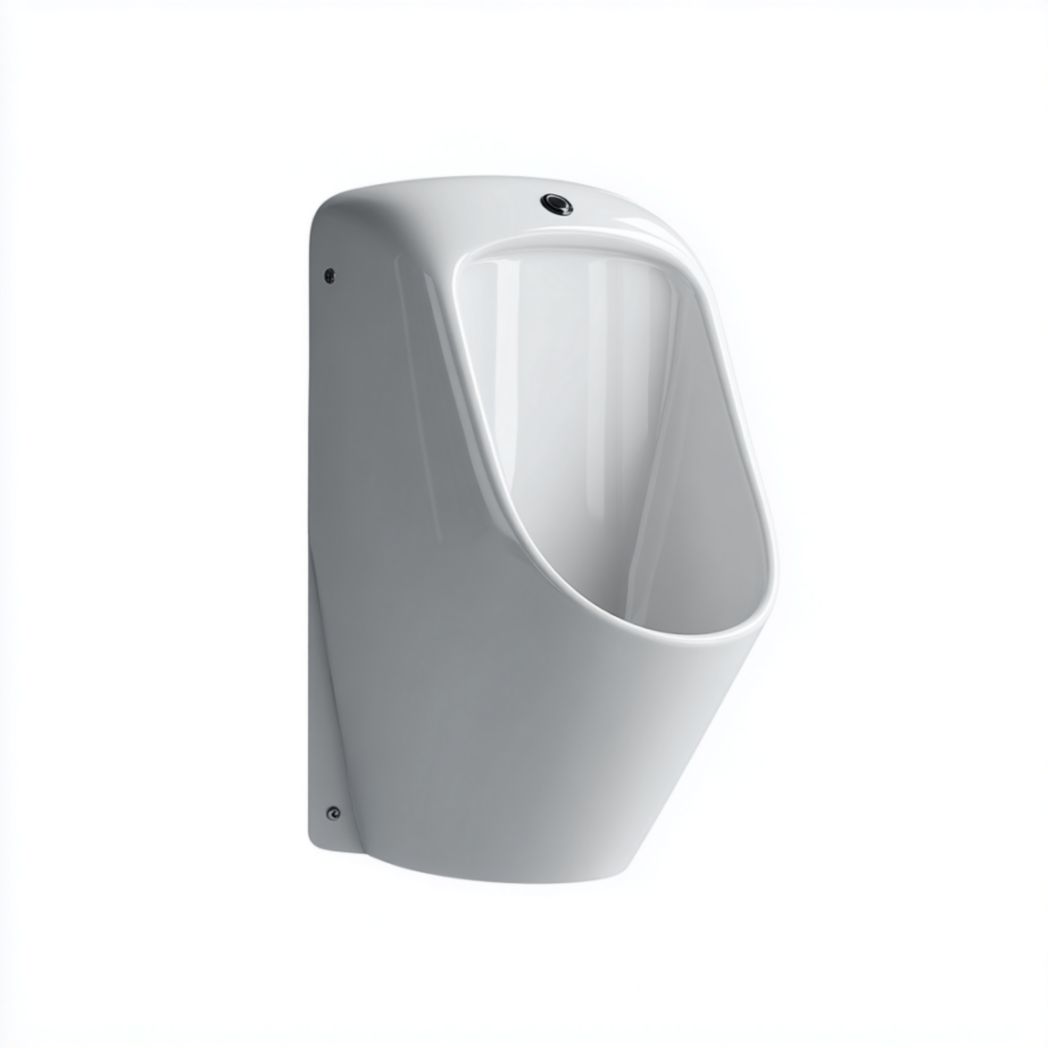 Urinal Mural Automatique en Céramique Blanche avec Capteur Infrarouge Intégré-Wmkavanaghft