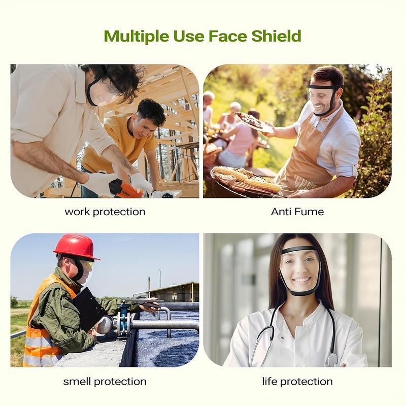 🔥 Last Day 49% OFF💕Transparent Visor - Adjustable Full-Face Protective Shield
