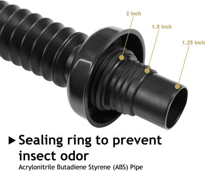 🔥LAST DAY 49% OFF - 🛠️🚰 Bathroom Sink Drain Kit with Flexible Anti-Odor P-Trap