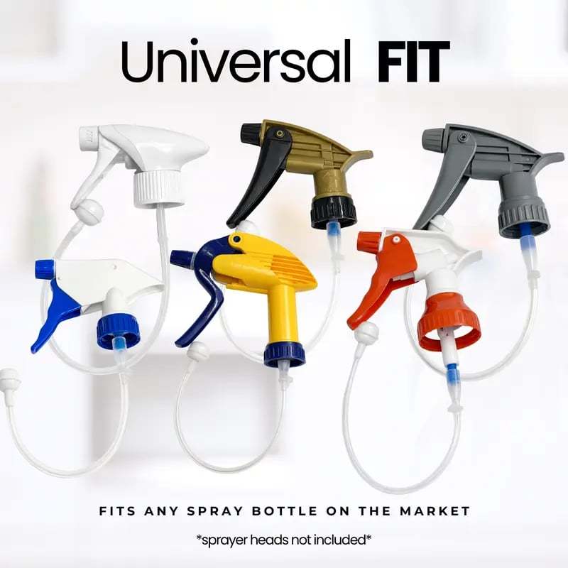 🔥LAST DAY 50% OFF - 🌟💦 3-Pack Universal Fit 360° Spray Bottle Adapter