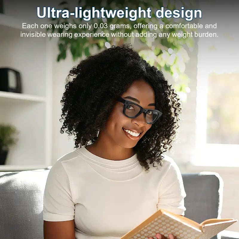 😎 LED Light Blocking Stickers for Smart Glasses – Discreet Privacy Cover