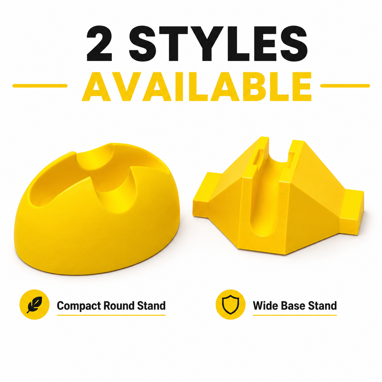 2-Style Scooter Parking Stand – Compact & Wide Base Garage Organizer